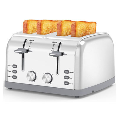 Anbolife XXL 4 lát nướng bánh mì logo điện nướng bánh mì thương mại portable Nướng bánh mì thép không gỉ Nướng bánh mì với 7 cài đặt màu sắc
