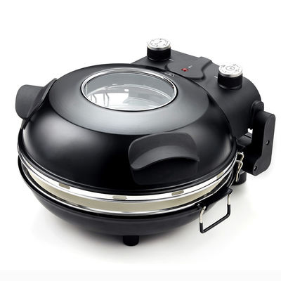 Giá trực tiếp của nhà máy 12 Inch Non-Stick Calzone Maker Pizza oven in Red Home Use Fast FunElectric Multi Pizza Maker