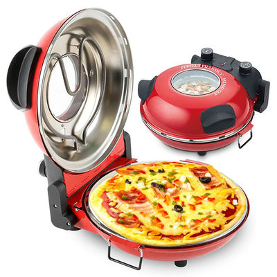 Giá trực tiếp của nhà máy 12 Inch Non-Stick Calzone Maker Pizza oven in Red Home Use Fast FunElectric Multi Pizza Maker