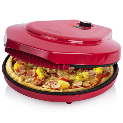Máy làm pizza không dính điện 12 inch cho nhà Pizza Pan Pie Calzone Cooker với điều chỉnh nhiệt độ