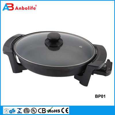 Skillet điện bởi Culina 18/10 thép không gỉ, nội thất không dính, với nắp kính 12 inch vòng Ptfe không có pfoa