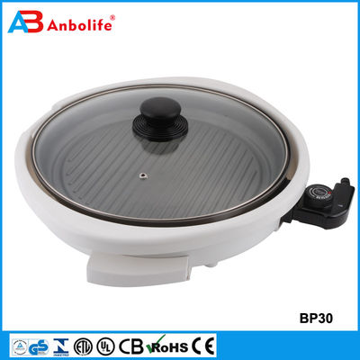 Skillet điện bởi Culina 18/10 thép không gỉ, nội thất không dính, với nắp kính 12 inch vòng Ptfe không có pfoa