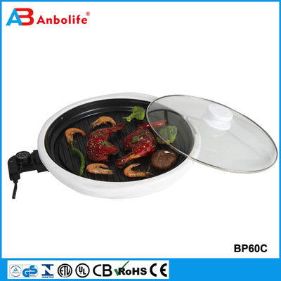 Skillet điện bởi Culina 18/10 thép không gỉ, nội thất không dính, với nắp kính 12 inch vòng Ptfe không có pfoa
