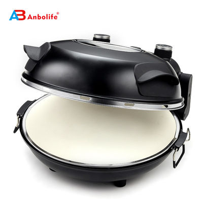 Anbo nhôm portable không dính nồi pizza chất lượng tốt nhất bánh nướng tấm đa chức năng vòng conveyor điện pizza nồi