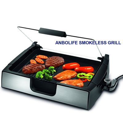 Anbo nhôm portable không dính nồi pizza chất lượng tốt nhất bánh nướng tấm đa chức năng vòng conveyor điện pizza nồi