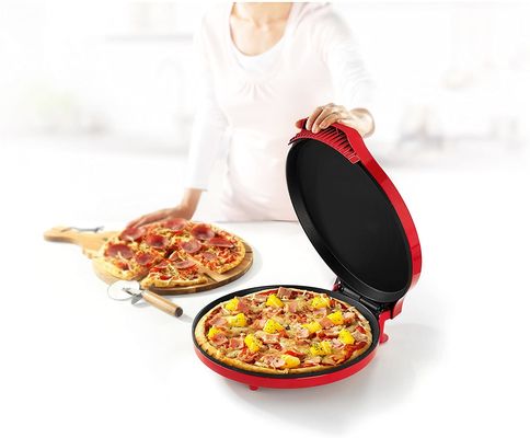 Máy làm pizza không dính 12 inch cho nhà 1450W lò nướng pizza điện