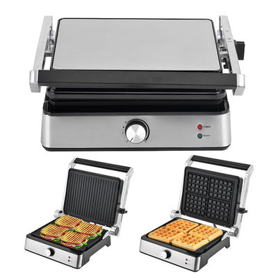 4 slice Electric grill with detachable plates waffle maker Sandwich Panini Press Contact grill 2200W đĩa thay thế