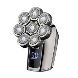 5W Đàn ông Sản phẩm chăm sóc cá nhân Máy cạo đầu nổi 8D Rụng cạo tái nạp đa chức năng