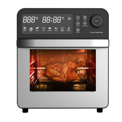 7L 12L 24L Stainless Steel Digital Air Fryer Steam Function Air Toaster Oven Không có dầu