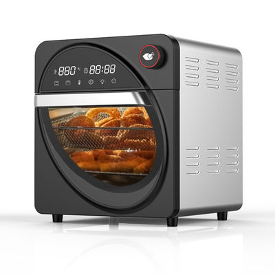 12 lít lò nướng không khí Thép không gỉ Chất liệu lành mạnh Không dầu nướng Nướng bánh nướng Pizza lò điện