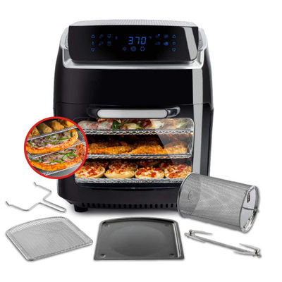 Món nướng nướng không khí mới nhất không có dầu tùy chỉnh thiết bị bếp sâu không dầu với lớp lót thép không gỉ thương mại kỹ thuật số
