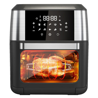12 lít lò nướng không khí OEM ODM Capacity Potato Chips Steam Stainless Steel Digital Electric