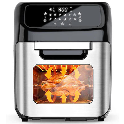 12 lít lò nướng không khí OEM ODM Capacity Potato Chips Steam Stainless Steel Digital Electric