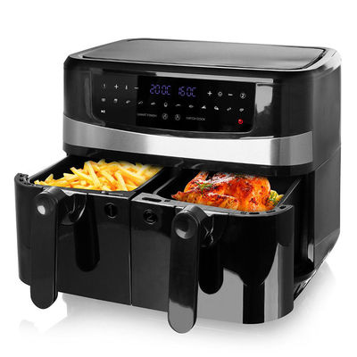 Máy nướng không khí kép thông minh không dầu 2 giỏ 9L kỹ thuật số 2400W