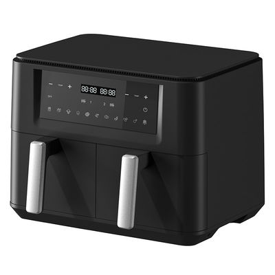 9L 2000W Smart Air Fryer Digital Double Basket Với Cửa sổ hiển thị