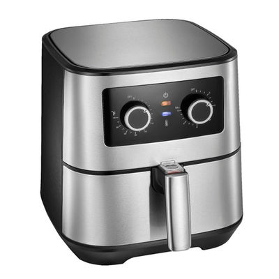 Nhà bếp nhỏ Nhà điện 8L Digital Air Fryer 1700W Cooker Stainless Steel Khu vực rổ kép