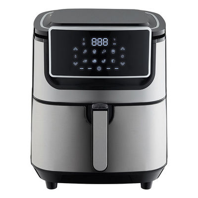 6L 7L Air Fryer kỹ thuật số 220v Điện thông minh Cửa lò dung lượng lớn Stainless Steel