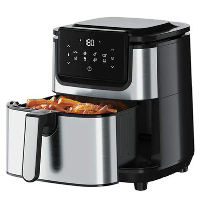 6L 7.7L với 8 cài đặt trước Máy nướng không khí kỹ thuật số không dầu màn hình cảm ứng LED
