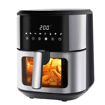 OEM 6L 8L Stainless Steel Digital Air Fryer 1800W