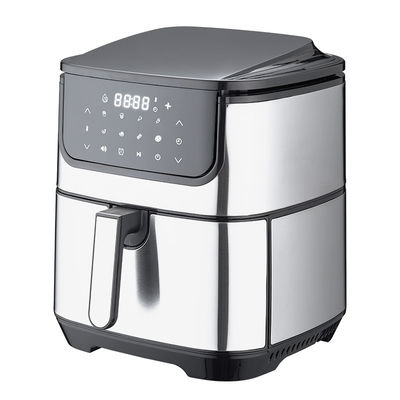 OEM 6L 8L Stainless Steel Digital Air Fryer 1800W