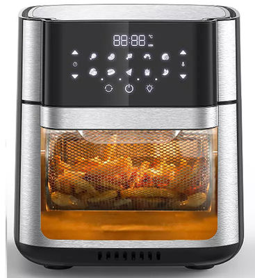 Máy nướng không khí bằng hơi nước kỹ thuật số với màn hình kỹ thuật số Stainless Steel Rotisserie Chicken Grill Machine