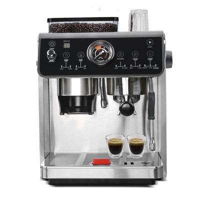 Máy pha cà phê tự động thân thép không gỉ máy pha cà phê espresso Ý thông minh