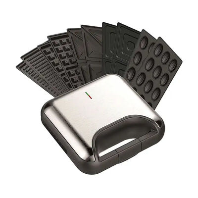 Nhiều chức năng 9 7 8 6 5 4 3 trong 1 Máy làm waffle điện nhỏ có thể tháo rời bánh mì sáng