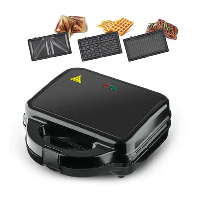 Nhiều chức năng 9 7 8 6 5 4 3 trong 1 Máy làm waffle điện nhỏ có thể tháo rời bánh mì sáng