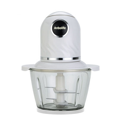 400W Blender Chopper chuyên nghiệp 2L thép không gỉ kính máy xay thịt điện
