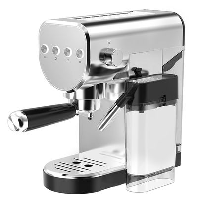Máy pha cà phê espresso bán tự động với máy ẩm sữa bằng tay cho latte cappuccino