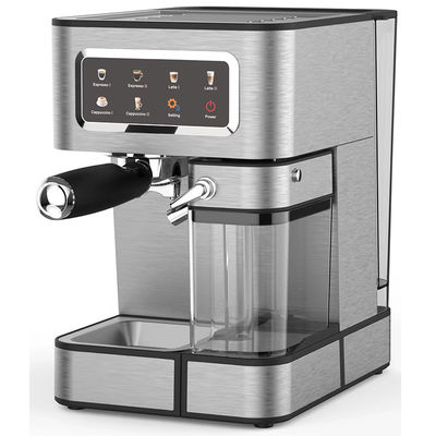 Máy pha cà phê espresso bán tự động với máy ẩm sữa bằng tay cho latte cappuccino