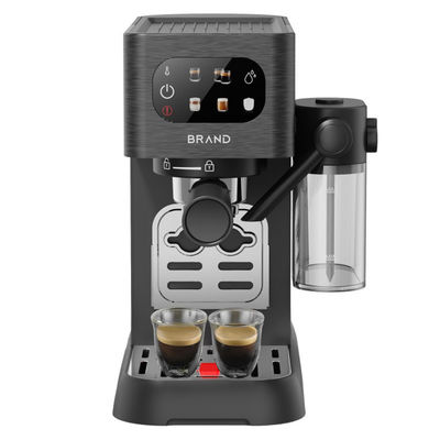 Máy pha cà phê espresso bán tự động với máy ẩm sữa bằng tay cho latte cappuccino