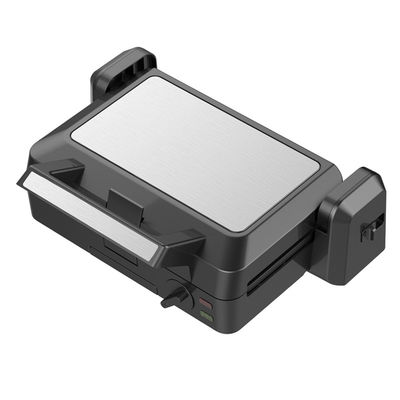1200W Máy nướng liên lạc có thể tháo rời 3 tấm 105 180 độ mở nhiệt độ điều chỉnh nút điện PTFE không dính cho BBQ gia đình