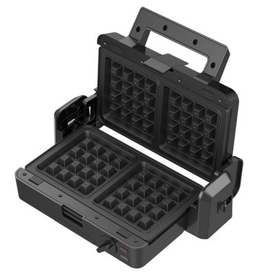 1200W Máy nướng liên lạc có thể tháo rời 3 tấm 105 180 độ mở nhiệt độ điều chỉnh nút điện PTFE không dính cho BBQ gia đình