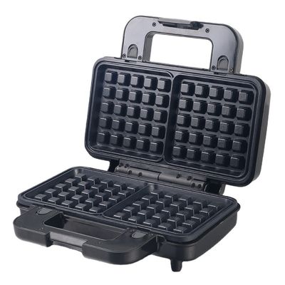 Không dính PTFE phủ 2 slice Waffle Maker với Sandwich và Pancake Maker có thể tháo rời
