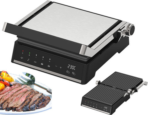2000W Digital Display Electric Cooktop Cool Touch Safe Handle With Drip Tray For Oil Collection Electric Grills &amp; Griddles (Máy nướng và nướng điện)