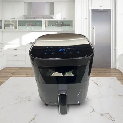 Digital Touch 6l Electric Air Fryer Oven Stainless Steel đa chức năng Smart Square nhỏ lành mạnh cho sử dụng gia đình