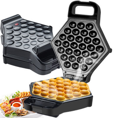 Máy chế biến waffle bong bóng điện không khói với vật liệu không dính Ptfe cho sử dụng gia đình
