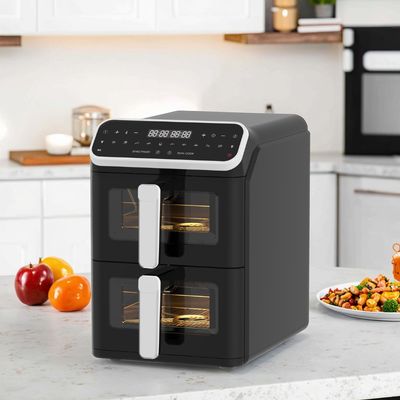 Ứng dụng nướng khí kỹ thuật số bằng nhựa hình vuông 1800 Watt được điều khiển