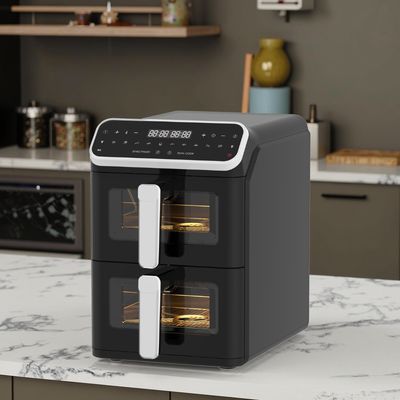 Ứng dụng nướng khí kỹ thuật số bằng nhựa hình vuông 1800 Watt được điều khiển