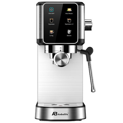 Anbo điều khiển màn hình cảm ứng cà phê và máy làm espresso đa chức năng cappuccino 20 bar