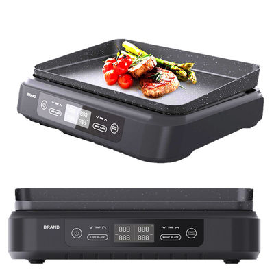2 Slice Deep Xxl Grill Sandwich Maker Điều chỉnh điều khiển nhiệt độ nguồn điện tháo rời Ptfe Sử dụng gia đình