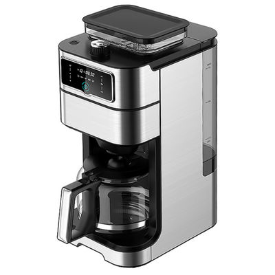 Anbo Control màn hình cảm ứng lớn Cappuccino espresso Máy pha cà phê đa chức năng với máy xay