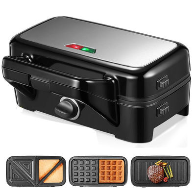 2 slice Electric Indoor Waffle Maker With Deep Cooking Plates Thicker Fluffier Waffles Special Design No-Mess Moat Sử dụng trong nhà
