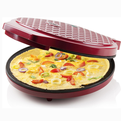 Máy làm pizza điện 1400W với tấm nhôm không dính