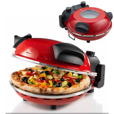 Máy làm pizza điện 1400W với tấm nhôm không dính