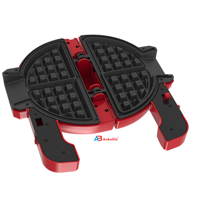 Máy làm bánh waffle mini Anbolife với lớp phủ Teflon chống dính
