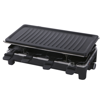 Anbolife 1500W Electric Raclette Grill với bề mặt không dính