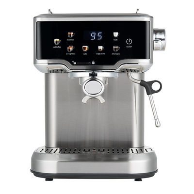 Anbolife 2026 New Stainless Steel 20 Bar 58mm Stainless Steel Funnel Semi-Automatic Expresso Coffee Machines System