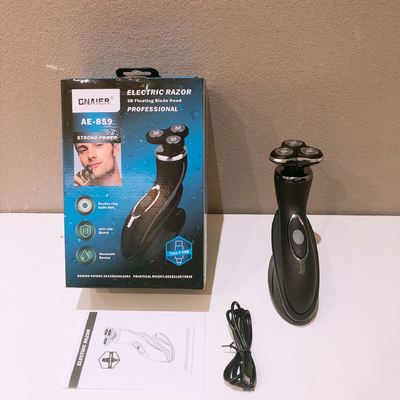 Máy cạo tóc điện di động cho nam giới với lưỡi dao thép không gỉ và tay cầm nhựa để sử dụng mặt